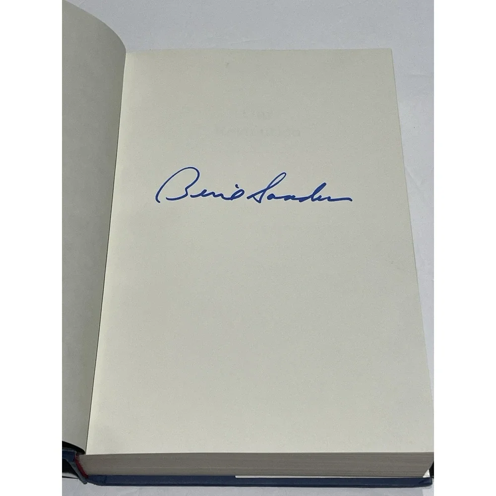 Hand Signed Our Revolution: A Future to Believe In Hardcover Bernie Sanders 2016